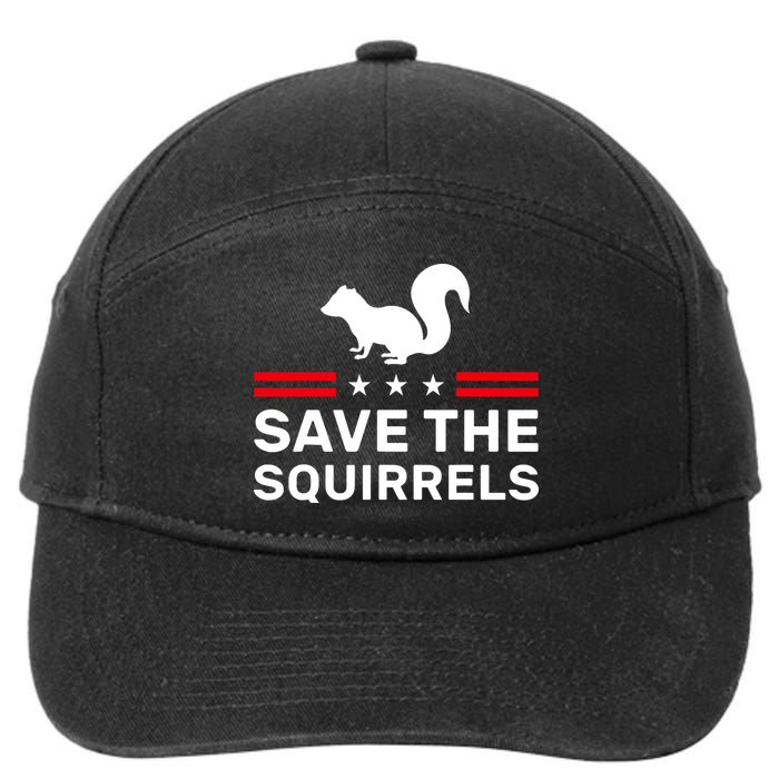 Save The Squirrels Justice For Peanut 7-Panel Snapback Hat