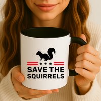 Save The Squirrels Justice For Peanut Mug