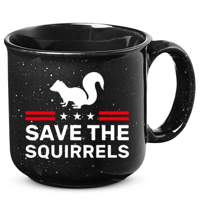Save The Squirrels Justice For Peanut 15oz Campfire Ceramic Mug