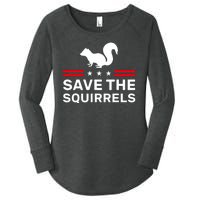 Save The Squirrels Justice For Peanut Women's Perfect Tri Tunic Long Sleeve Shirt