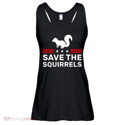 Save The Squirrels Justice For Peanut Ladies Essential Flowy Tank