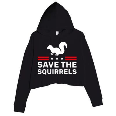 Save The Squirrels Justice For Peanut Crop Fleece Hoodie