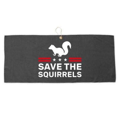 Save The Squirrels Justice For Peanut Large Microfiber Waffle Golf Towel