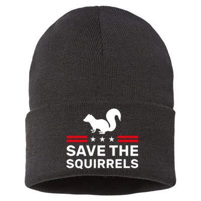 Save The Squirrels Justice For Peanut Sustainable Knit Beanie