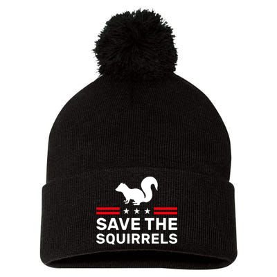 Save The Squirrels Justice For Peanut Pom Pom 12in Knit Beanie