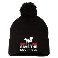 Save The Squirrels Justice For Peanut Pom Pom 12in Knit Beanie