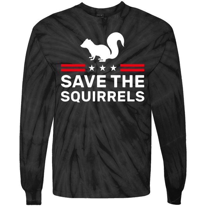 Save The Squirrels Justice For Peanut Tie-Dye Long Sleeve Shirt