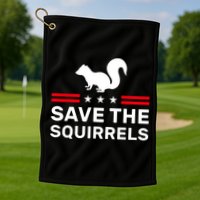 Save The Squirrels Justice For Peanut Golf Towel