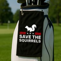 Save The Squirrels Justice For Peanut Golf Towel