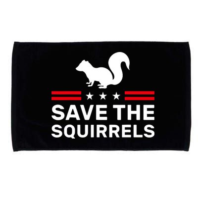 Save The Squirrels Justice For Peanut Microfiber Hand Towel