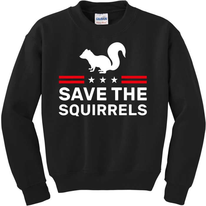 Save The Squirrels Justice For Peanut Kids Sweatshirt