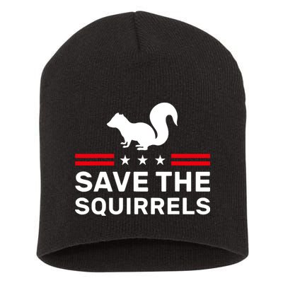 Save The Squirrels Justice For Peanut Short Acrylic Beanie