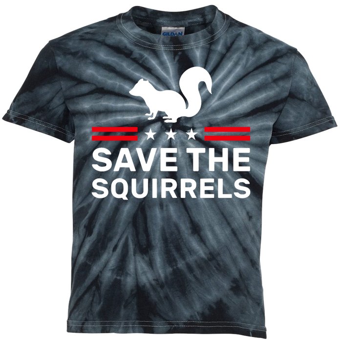 Save The Squirrels Justice For Peanut Kids Tie-Dye T-Shirt