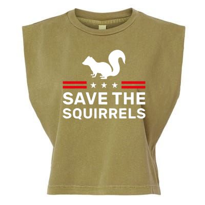 Save The Squirrels Justice For Peanut Garment-Dyed Women's Muscle Tee