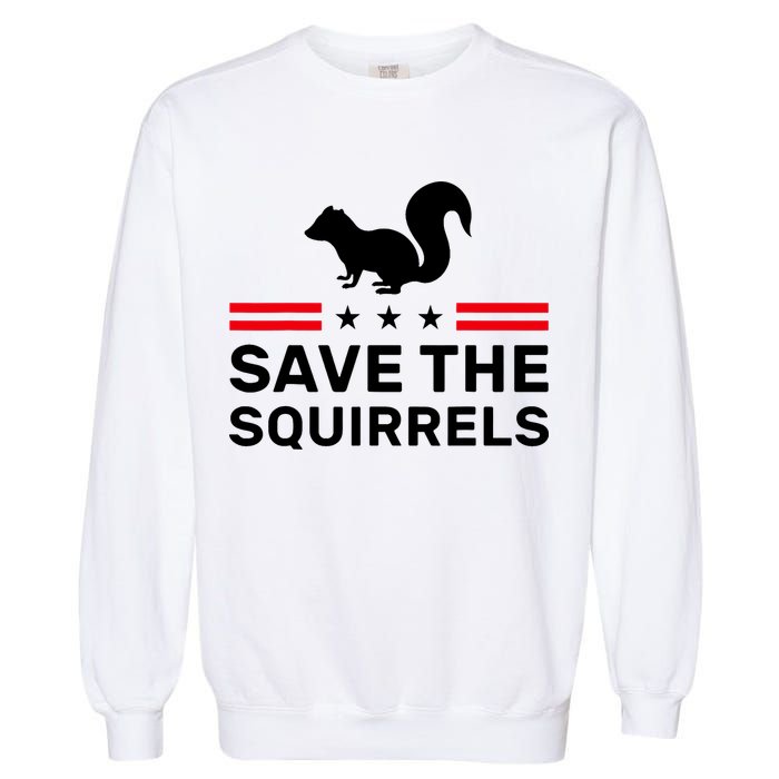 Save The Squirrels Justice For Peanut Garment-Dyed Sweatshirt