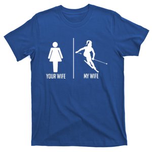 Ski Trip Skiing Wife Husband Marriage Cool Gift T-Shirt