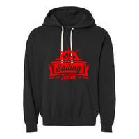 Sailing Team Garment-Dyed Fleece Hoodie