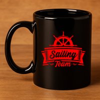 Sailing Team 11oz C Handle Ceramic Mug
