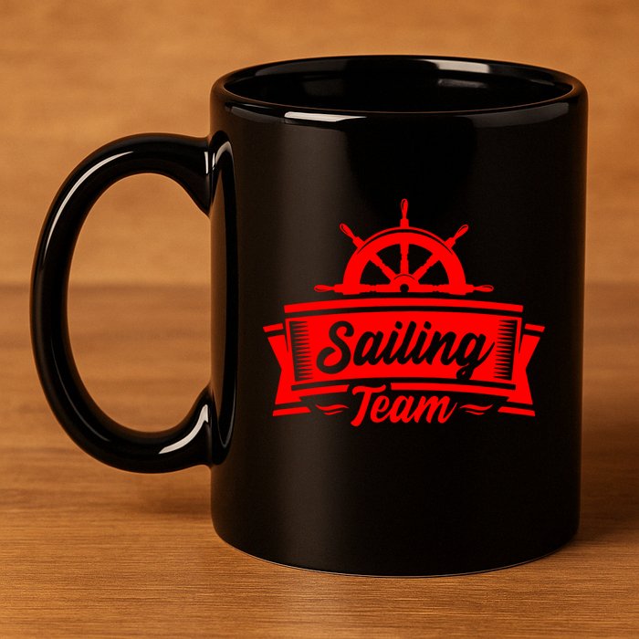 Sailing Team 11oz C Handle Ceramic Mug