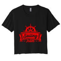 Sailing Team Women's Crop Top Tee