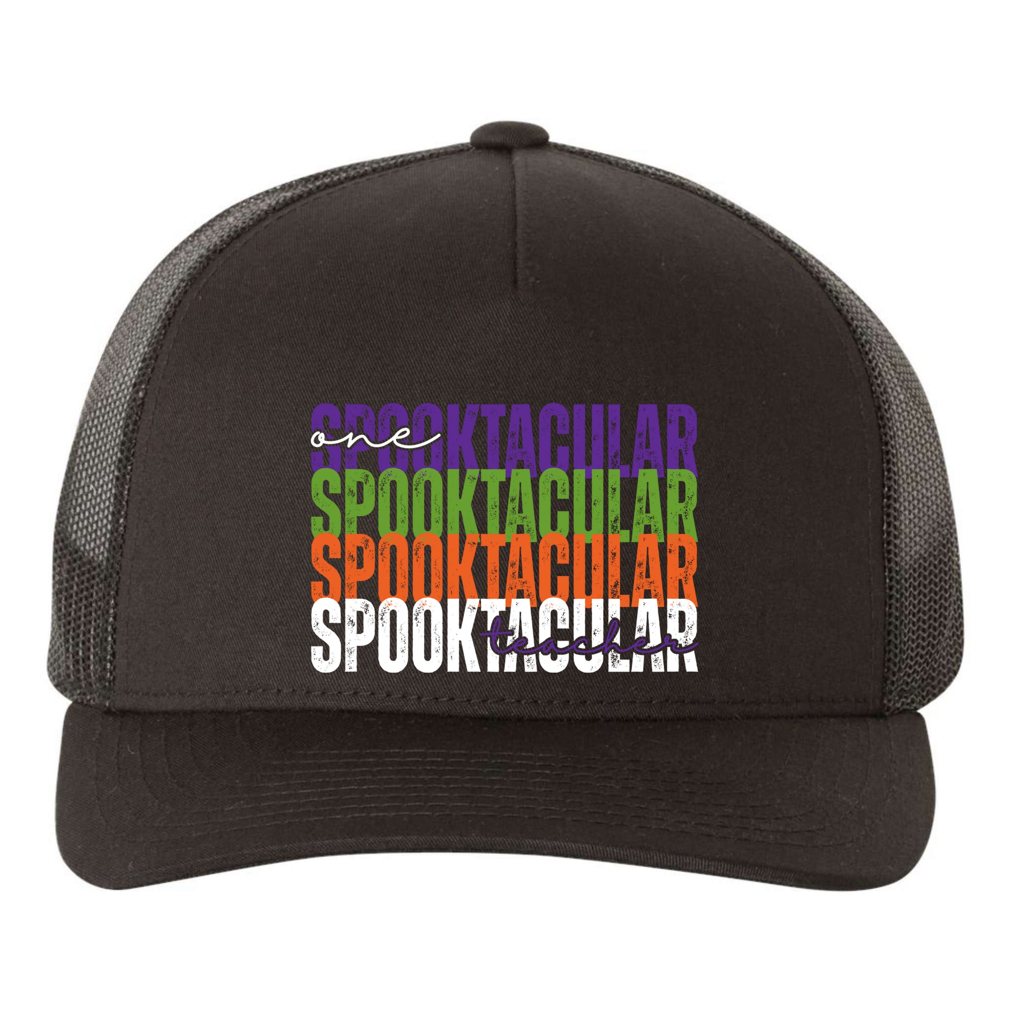 Sppoktacular Teacher Yupoong Adult 5-Panel Trucker Hat