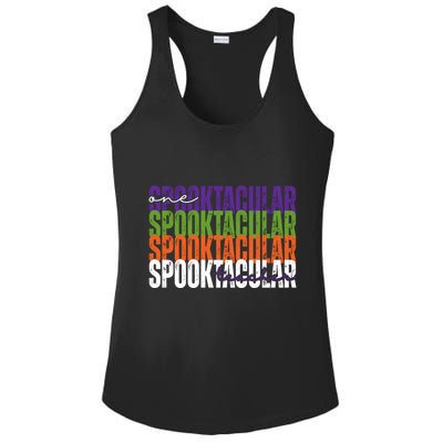 Sppoktacular Teacher Ladies PosiCharge Competitor Racerback Tank