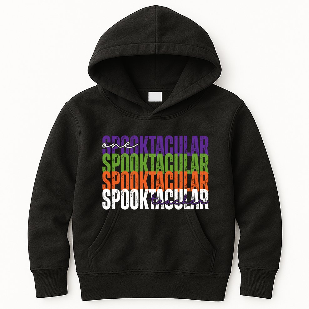 Sppoktacular Teacher Kids Hoodie