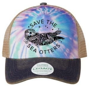 Save The Sea Otters Legacy Tie Dye Trucker Hat