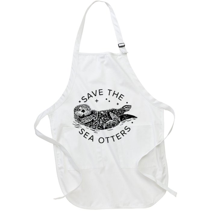 Save The Sea Otters Apron
