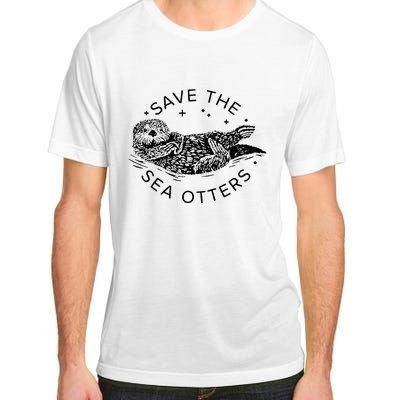 Save The Sea Otters Adult ChromaSoft Performance T-Shirt