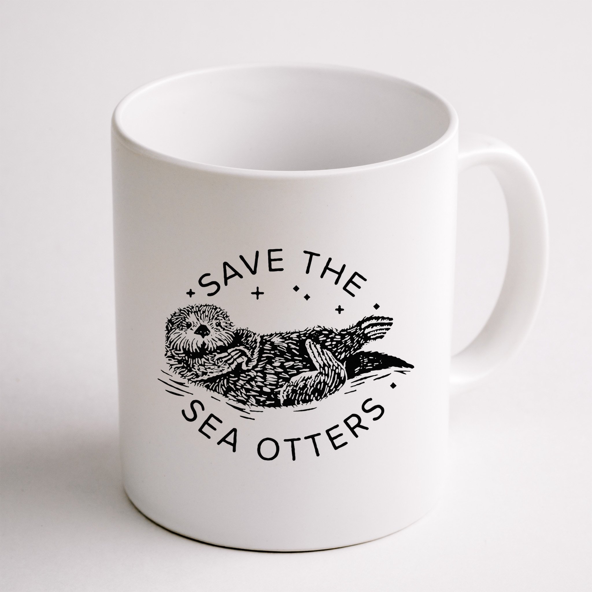 Save The Sea Otters Mug