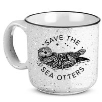 Save The Sea Otters 15oz Campfire Ceramic Mug