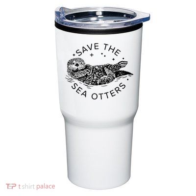 Save The Sea Otters Tumbler