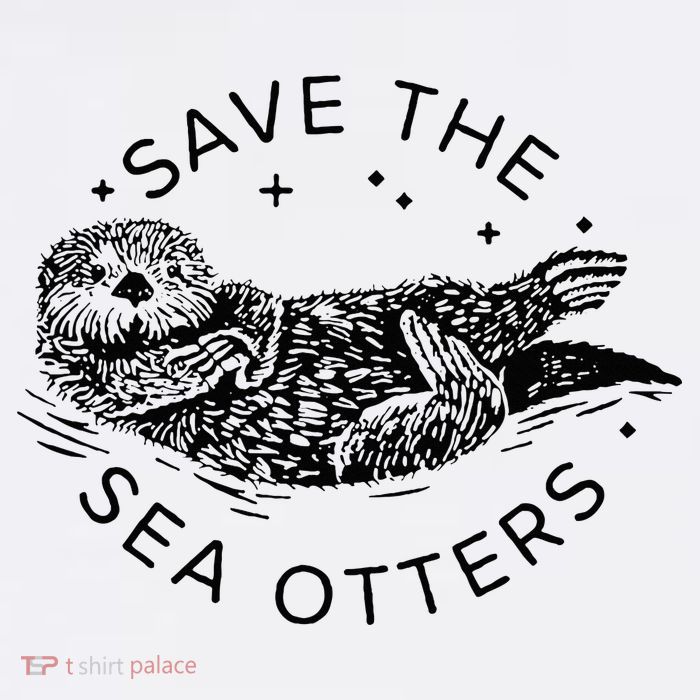 Save The Sea Otters Cooling Performance Long Sleeve Crew