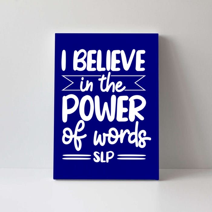 Speech Therapist Speechgiftlanguage Pathologist Slp Pathology Cool Gift Canvas