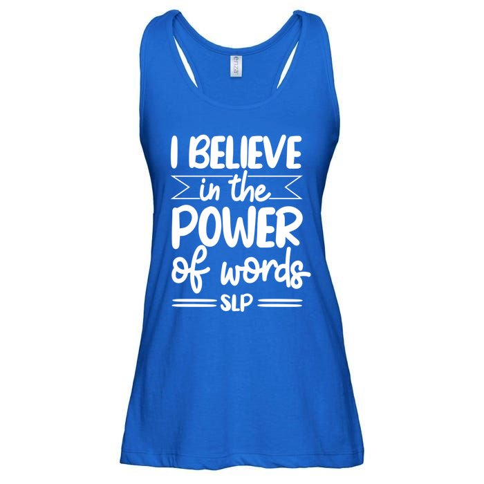 Speech Therapist Speechgiftlanguage Pathologist Slp Pathology Cool Gift Ladies Essential Flowy Tank