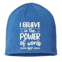 Speech Therapist Speechgiftlanguage Pathologist Slp Pathology Cool Gift Sustainable Beanie