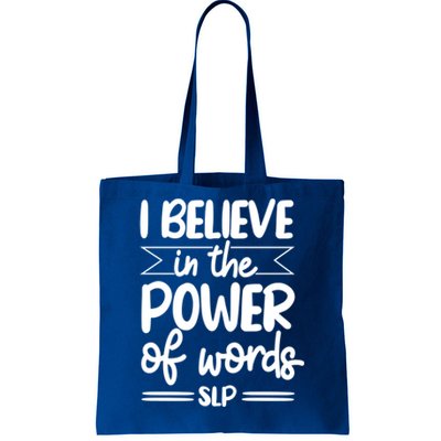 Speech Therapist Speechgiftlanguage Pathologist Slp Pathology Cool Gift Tote Bag