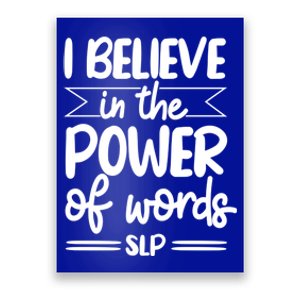 Speech Therapist Speechgiftlanguage Pathologist Slp Pathology Cool Gift Poster