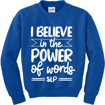 Speech Therapist Speechgiftlanguage Pathologist Slp Pathology Cool Gift Kids Sweatshirt