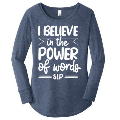 Speech Therapist Speechgiftlanguage Pathologist Slp Pathology Cool Gift Women's Perfect Tri Tunic Long Sleeve Shirt