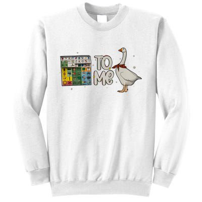 Speech Therapy Slp Christmas To Me Funny Duck Sweatshirt