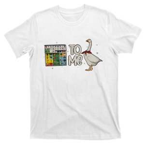 Speech Therapy Slp Christmas To Me Funny Duck T-Shirt