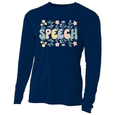 Speech Therapists Speech Language Pathologist SLP Cooling Performance Long Sleeve Crew