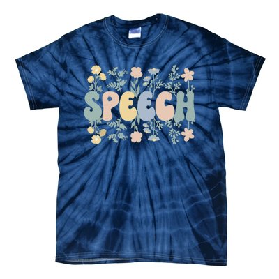 Speech Therapists Speech Language Pathologist SLP Tie-Dye T-Shirt