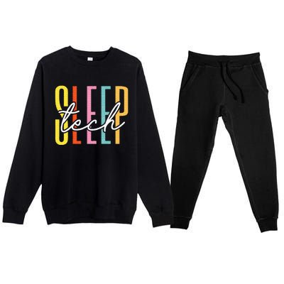 Sleep Tech Sleep Technologist Appreciation Premium Crewneck Sweatsuit Set