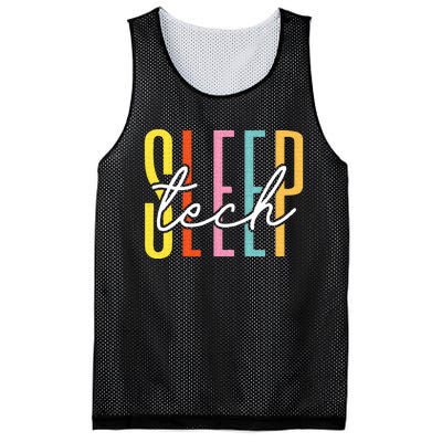 Sleep Tech Sleep Technologist Appreciation Mesh Reversible Basketball Jersey Tank