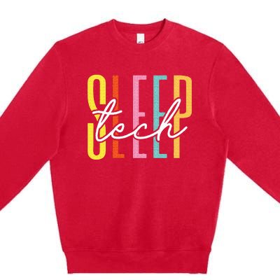 Sleep Tech Sleep Technologist Appreciation Premium Crewneck Sweatshirt