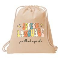 Speech Therapy Speech Language Pathologist Retro SLP Women Drawstring Bag