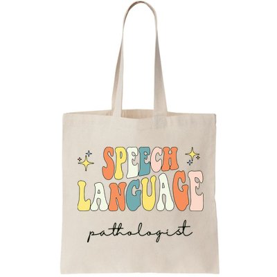 Speech Therapy Speech Language Pathologist Retro SLP Women Bag